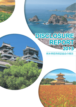 2013-08-30「Disclosure Report2013 熊本県信用保証協会の現況」
