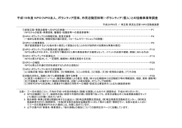 平成20年3月31日現在 - 埼玉県NPO情報ステーション NPOコバトンびん