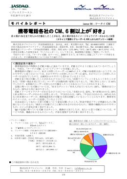 「ケータイ CM」について