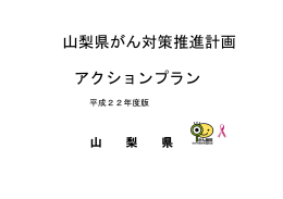 「山梨県がん対策推進計画アクションプラン」（平成22年度版）