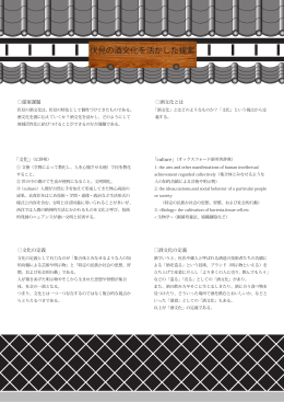伏見の酒文化を活かした提案