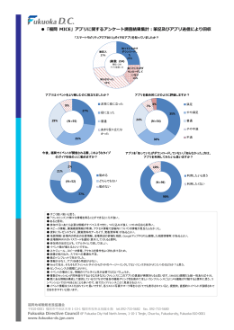 「福岡 MICE」アプリに関するアンケート調査結果集計：筆記及びアプリ