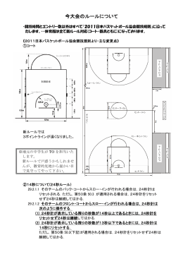 今大会のルールについて - 富山県バスケットボール協会