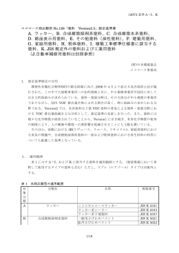 A. ラッカー、B. 合成樹脂溶剤系塗料、C. 合成樹脂水系塗料、 D. 路面