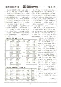 武士の古都 の乾物屋 - 日本特産農作物種苗協会