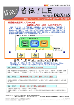 皆伝！LE Works on BizXaaS(PDF形式0.27MB)