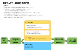 東京アカデミー金沢校 申込方法