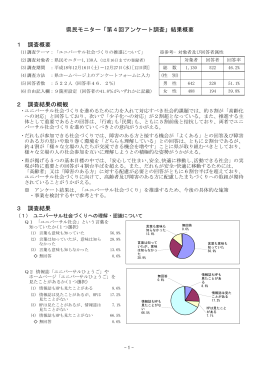第4回アンケート調査結果概要（ PDFファイル／ 33.8KB ）