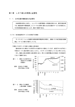 第1章 LRT導入の背景と必要性