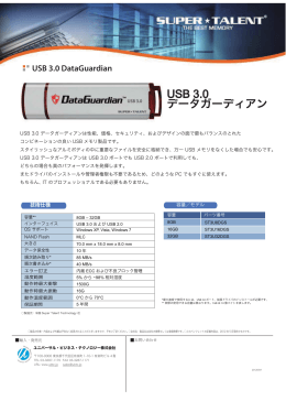 USB 3.0 データガーディアン - ユニバーサル・ビジネス・テクノロジー