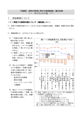 集計結果ダイジェスト版（PDFファイル 337KB）