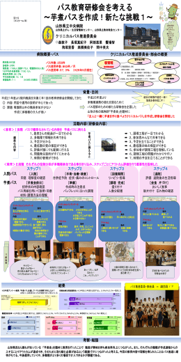 新たな挑戦1 - 日本クリニカルパス学会