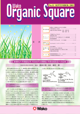 &ldquo;Wako Organic Square&rdquo;Vol. 11(2003. 9)