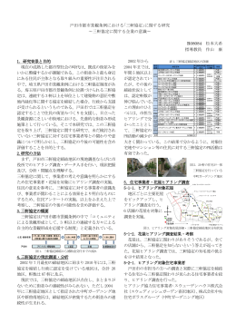 戸田市都市景観条例における｢三軒協定｣に関する研究