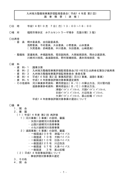議事録