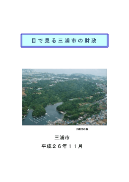 「目で見る三浦市の財政（平成26年度版）」（PDF：1746KB）