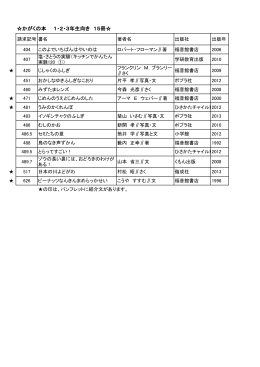 かがくの本 1・2・3年生向き 15冊