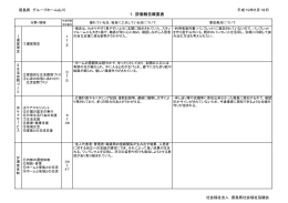 1．評価報告概要表