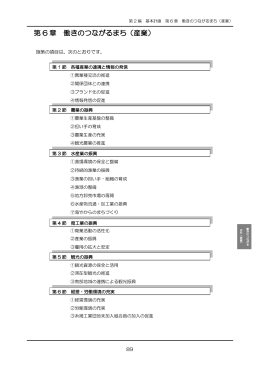 第6章 働きのつながるまち（産業） （PDF 755KB