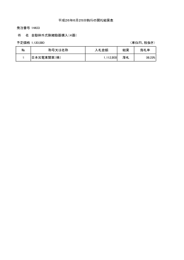 平成26年6月25日 執行（PDF：108KB）