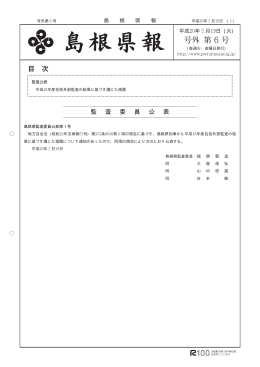 号外 第 6号