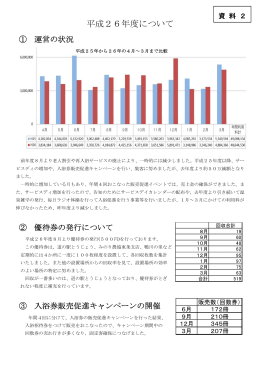 平成26年度について