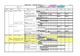 建設情報化協議会 中期事業施策の実施項目とスケジュール 全体イメージ
