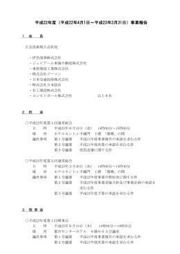 平成22年度（平成22年4月1日～平成23年3月31日）