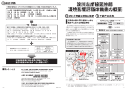 淀川左岸線延伸部 環境影響評価準備書の概要 淀川左岸線延伸部 環境