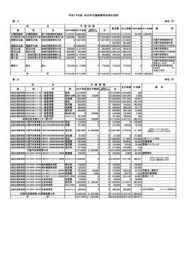 平成19年度 松川町介護保険特別会計抜粋 (PDF形式：109KB)