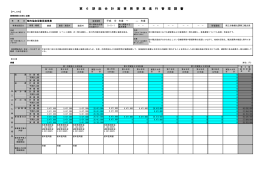 第 6 期 総 合 計 画 事 務 事 業 進 行 管 理 調 書