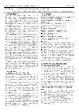 平成 24 年度都市計画主専攻 卒業論文中間発表レジュメ 2011/11/21