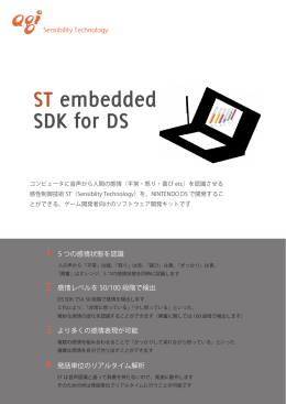 「ST Embedded SDK for DS」パンフレット