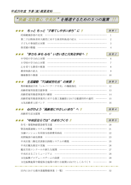 平成20年度予算(案)概要資料（PDF：670KB）