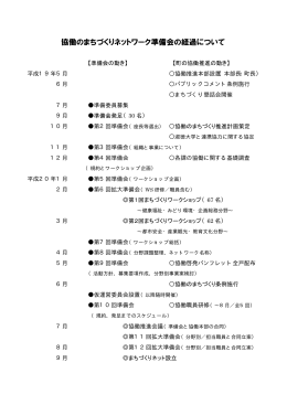 これまでの経過