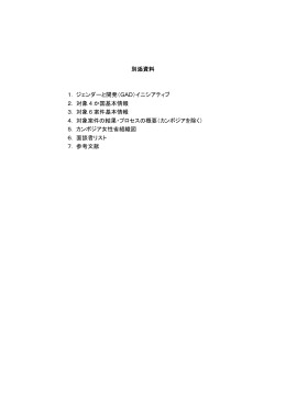 別添資料（PDF） - Ministry of Foreign Affairs of Japan