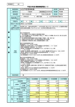 火災予防啓発事業 （PDF 73.1KB）