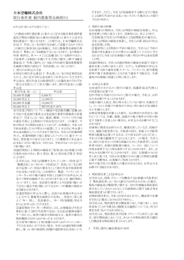 日本空輸（株） - 格安航空券は旅スパート