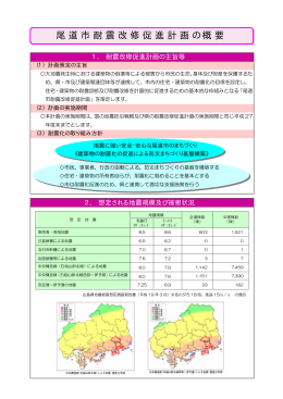 耐震改修促進計画（概要版） (PDF形式：69KB)