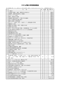 日常管理業務表(pdf 336KB)