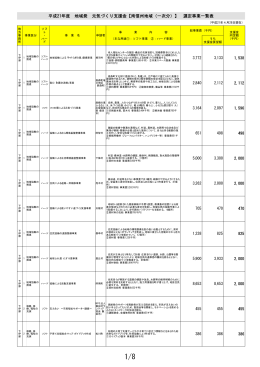 採択事業一覧（PDF：66KB）