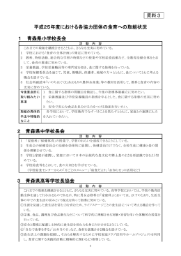 平成25年度における各協力団体の食育への取組状況 746KB
