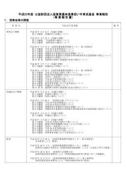 事業報告書 - 公益財団法人 滋賀県農林漁業後担い手育成基金