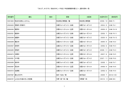 展示されている資料の一覧をこちらからご覧になれ