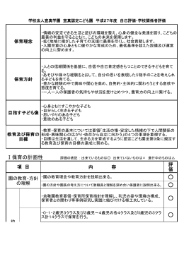 27年学校評価