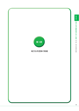 第3節 地方公共団体の取組