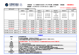 大阪支店 `12 SUMMER SEASON メディアPKG用 2UP料金表 （東北線