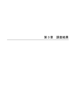 第3章 調査結果 （PDF／739KB）