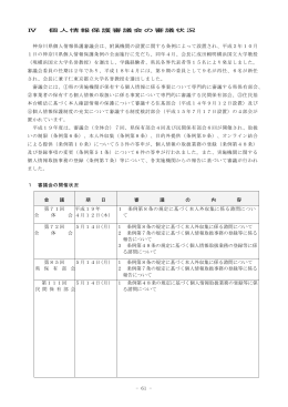 Ⅳ 個人情報保護審議会の審議状況 神奈川県個人情報保護審議会は