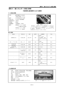 資料-9：新エネルギーの導入事例（PDFファイル・約709